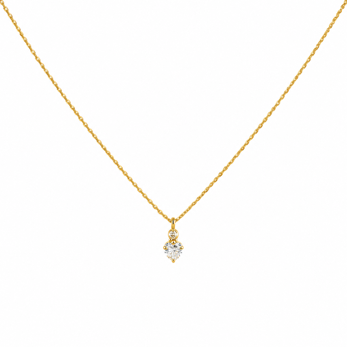 Tiny Crystal Stone Necklace