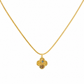 Clover-Shaped Filigree Necklace