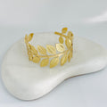 Isla Gold Bangle Bracelet (Adjustable Size)