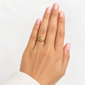 Sunbrust Floral Ring (Adjustable Size)