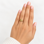 Sunbrust Floral Ring (Adjustable Size)