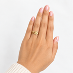 Floral Bloom Ring(Adjustable Size)