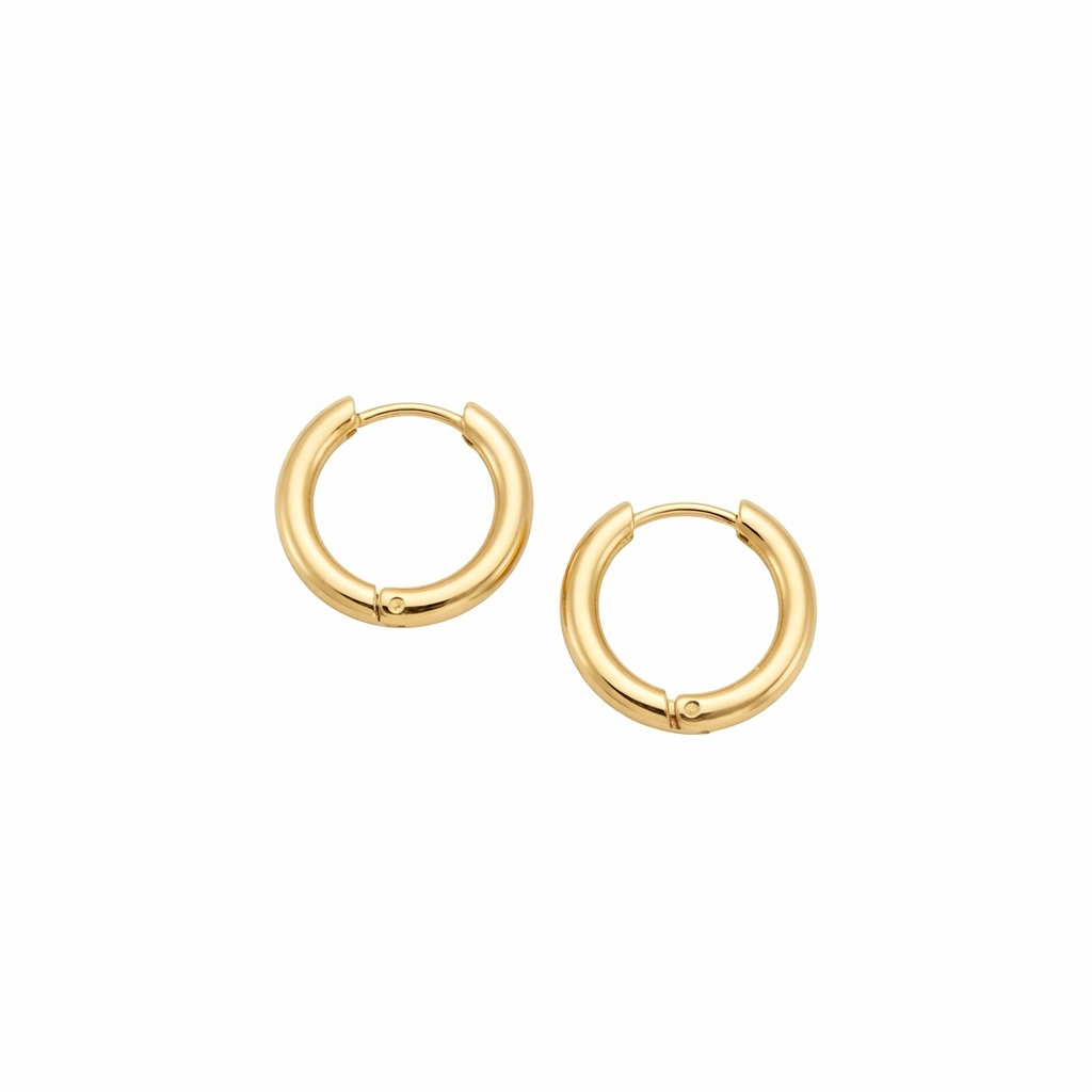 Round Hoops Earrings