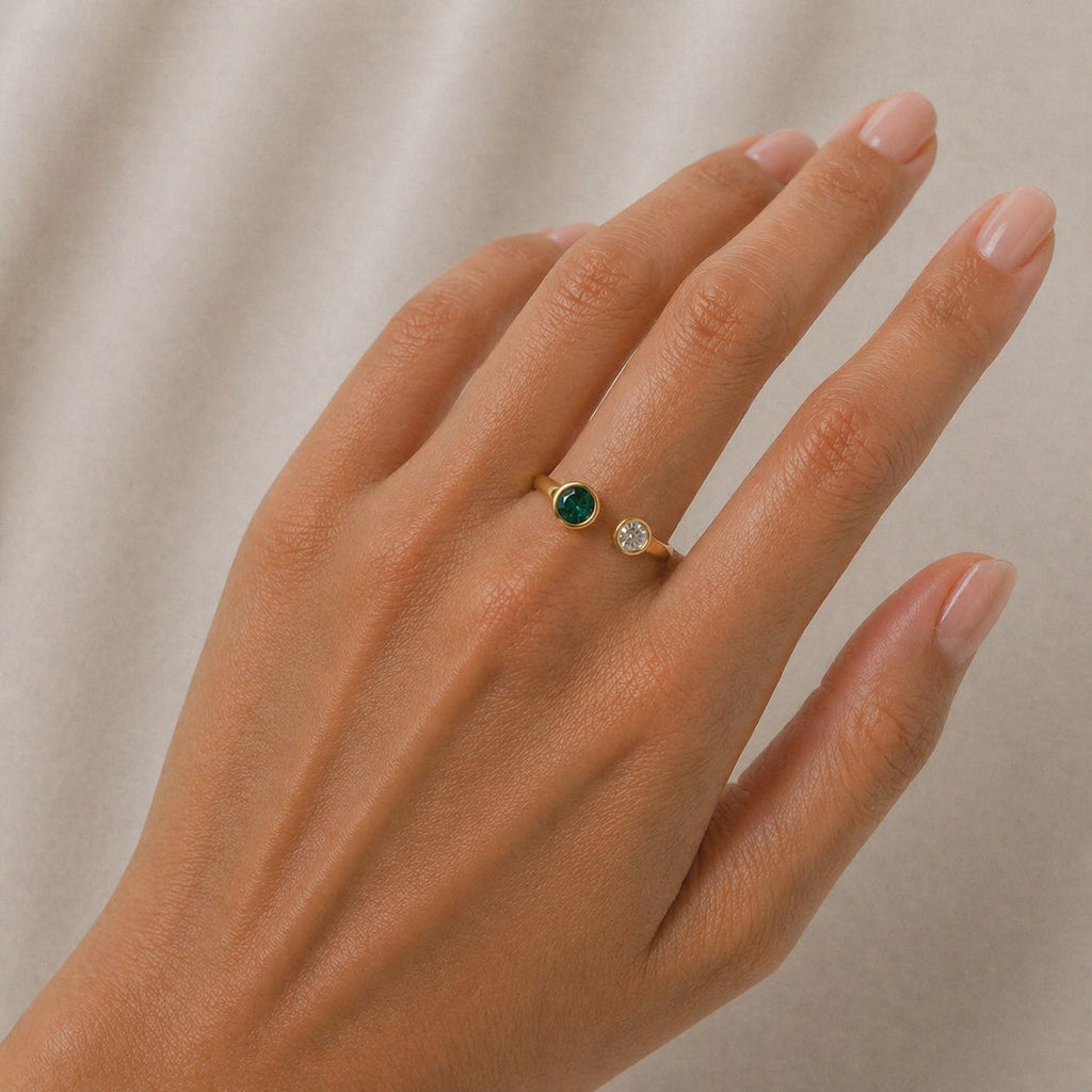 Ariel Stacy Gold Ring (Adjustable size)