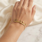 Daisy Charm Gold Bracelet