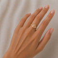Rose Stacy Gold Ring (Adjustable size)