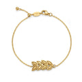 Textured Leaf Bracelet
