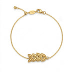 Textured Leaf Bracelet