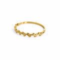 Vines Gold Bangle Bracelet