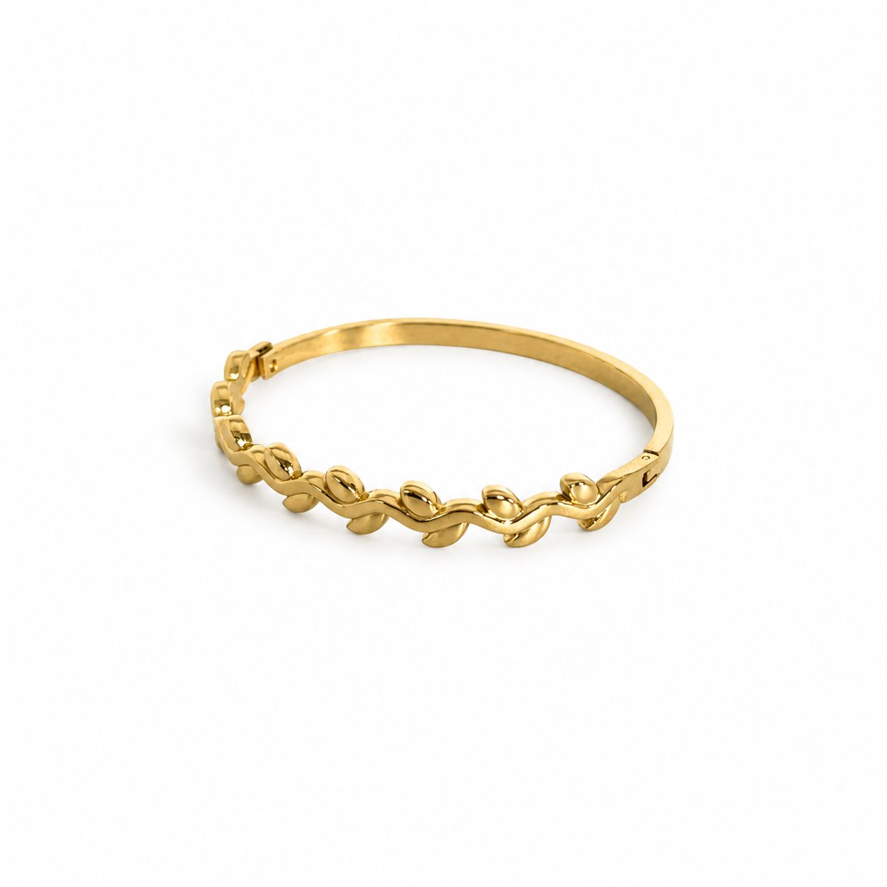 Vines Gold Bangle Bracelet