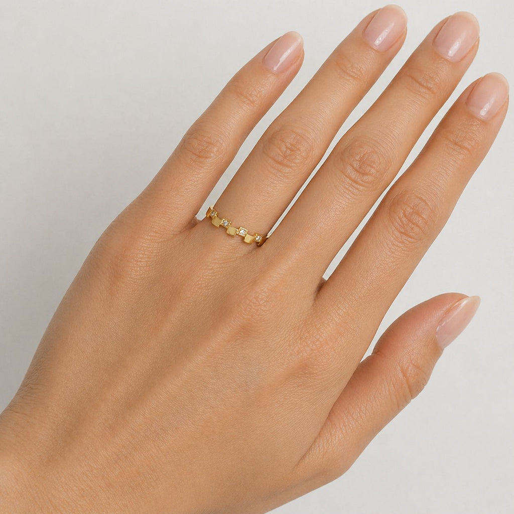 Rome Stone Gold Ring