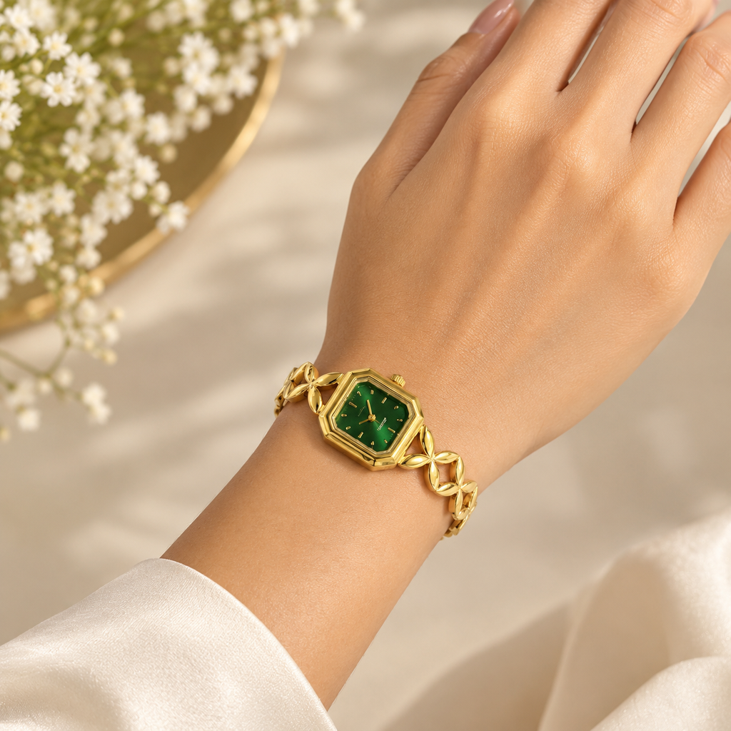 Verdant Bloom Dial Watch