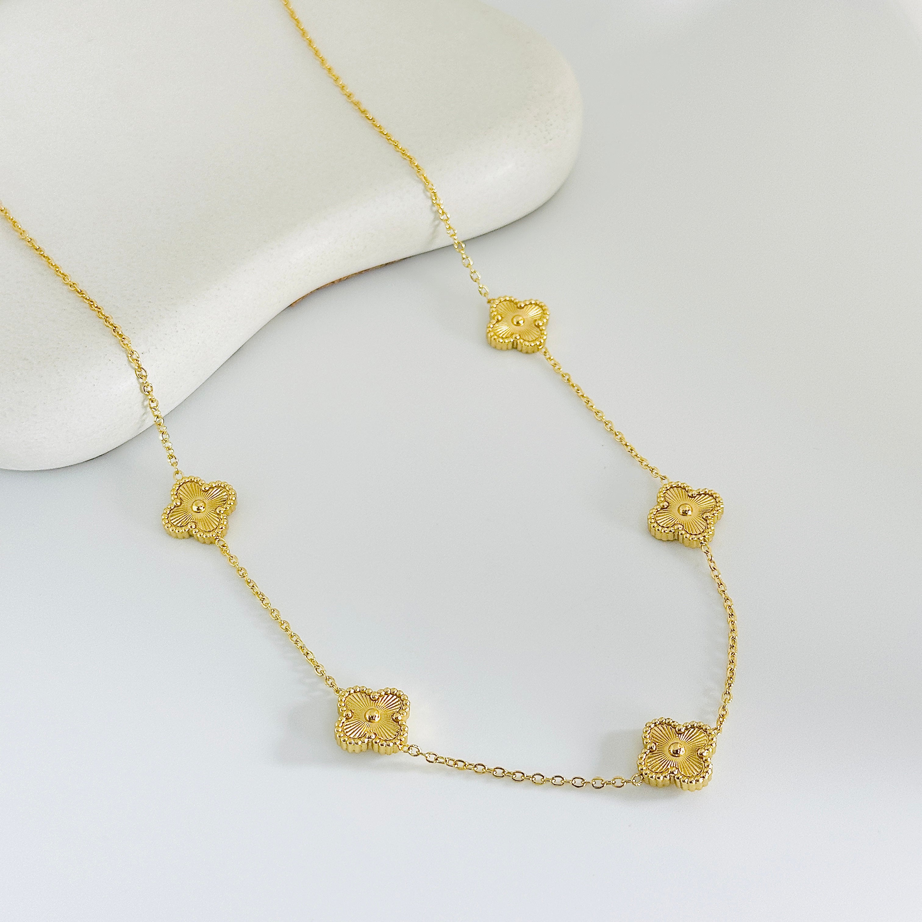 Clover Gold Necklace