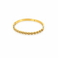 Stone Gold Bangle Bracelet