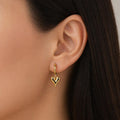 Heart Gold Earrings