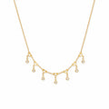 Heart Stone Gold Necklace