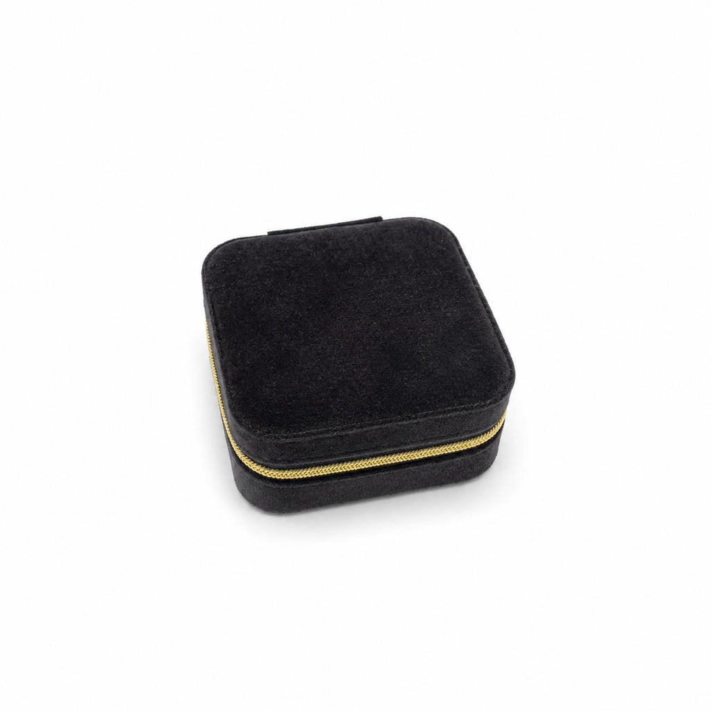 Black Velvet Jewellery Box