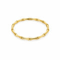 Bamboo Gold Bangle Bracelet