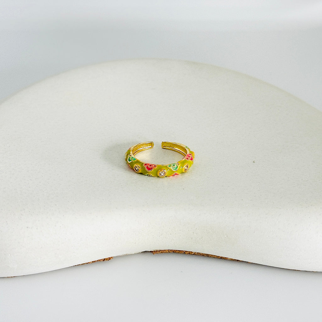 Lux Stacy Gold Ring (Adjustable size)