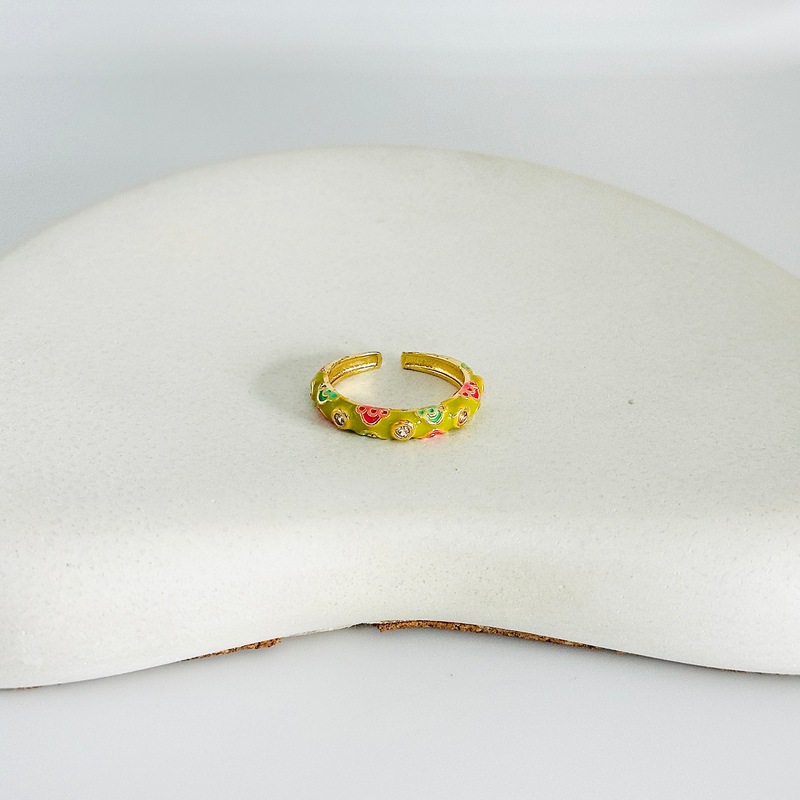 Lux Stacy Gold Ring (Adjustable size)