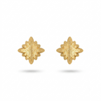 Star Flower Gold Earrings