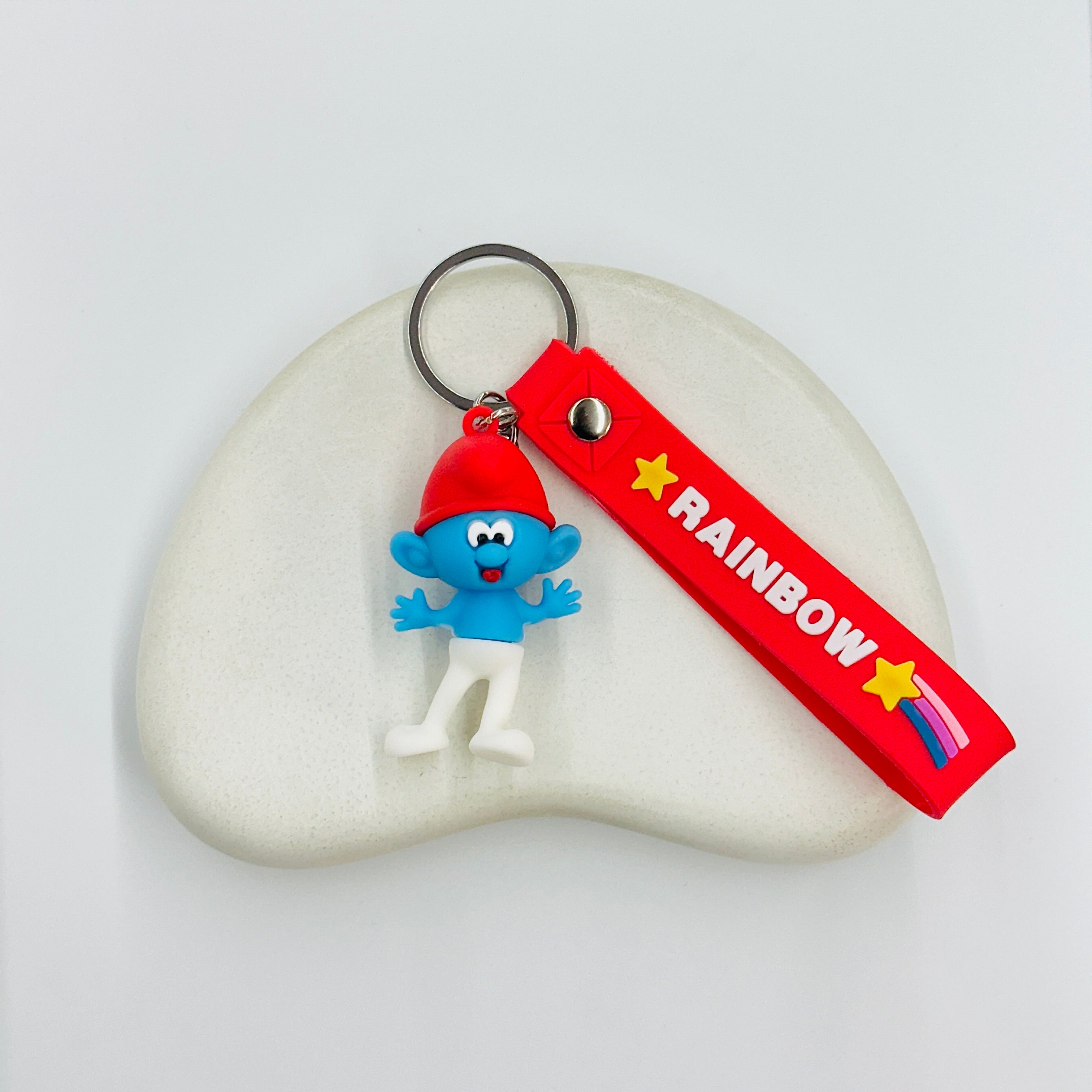 Red Smurfs XL Keychain
