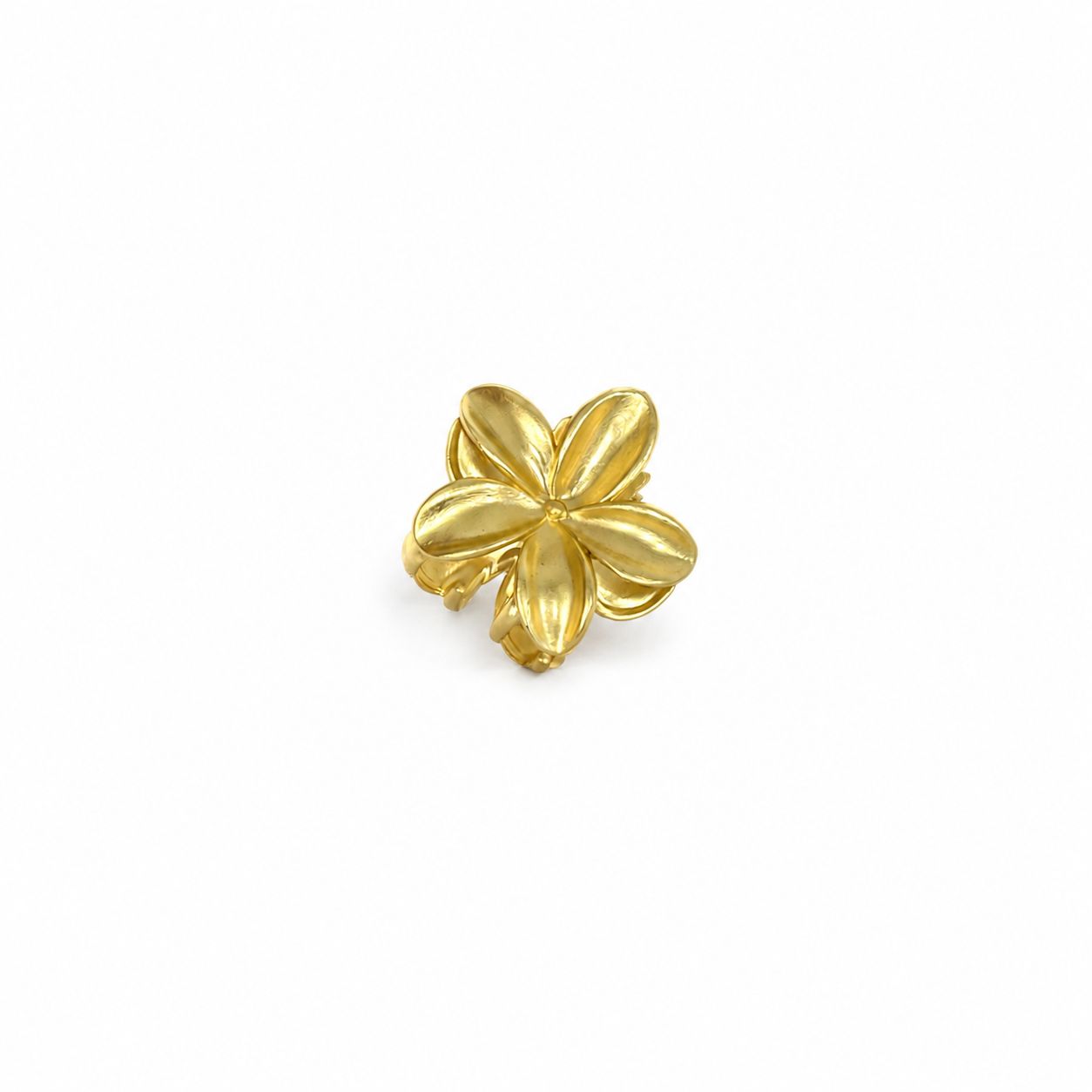 Mini Flower Gold Hair Clip