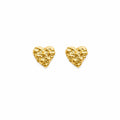Molten Heart Gold Earrings