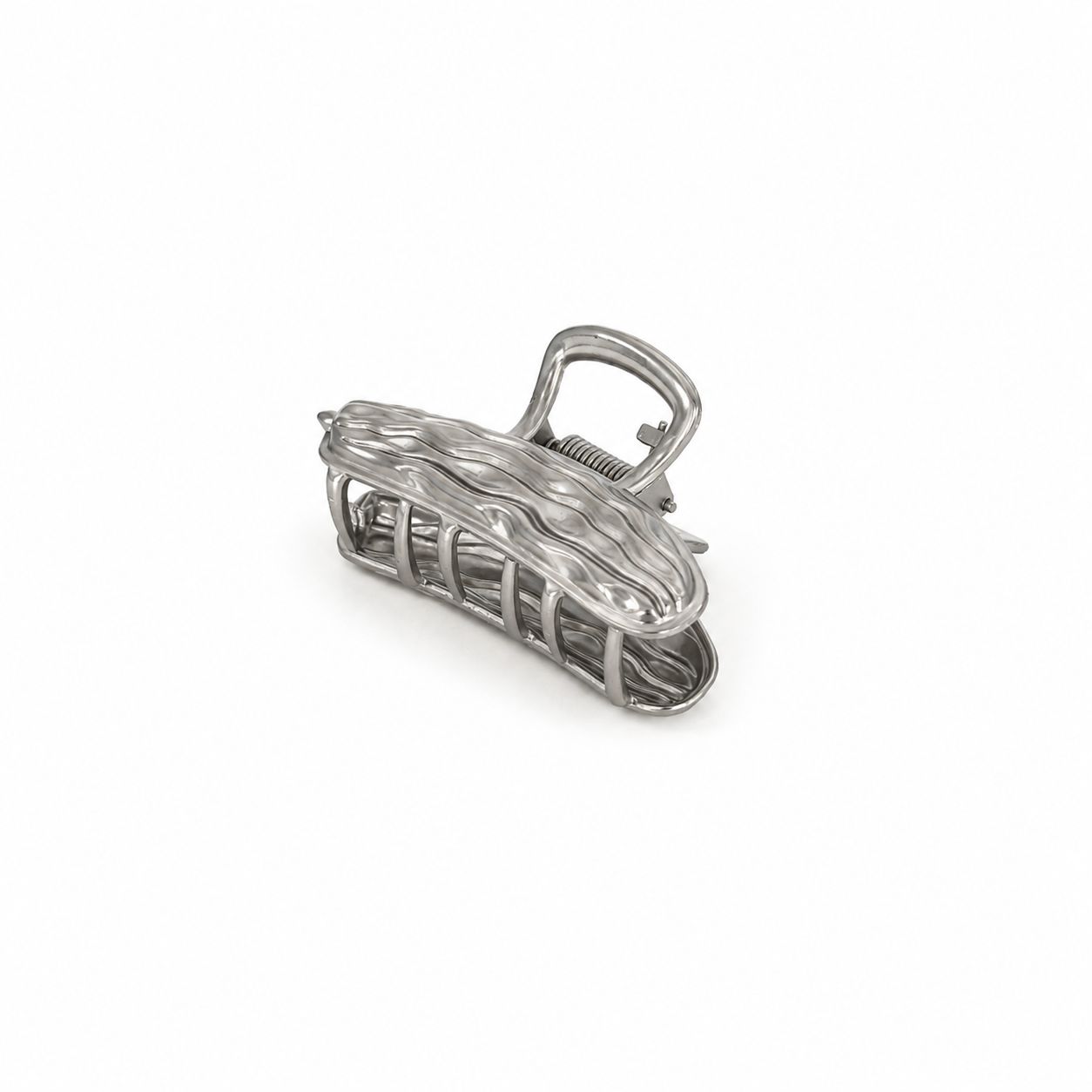Molten Silver Hair Clip