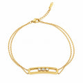 Messikka Move Stone Anklets (Pair)