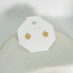 Star Gold Stud Earrings