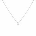 Letter A Silver Necklace