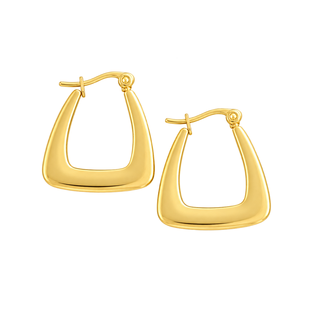 Geometric Hoop Earrings