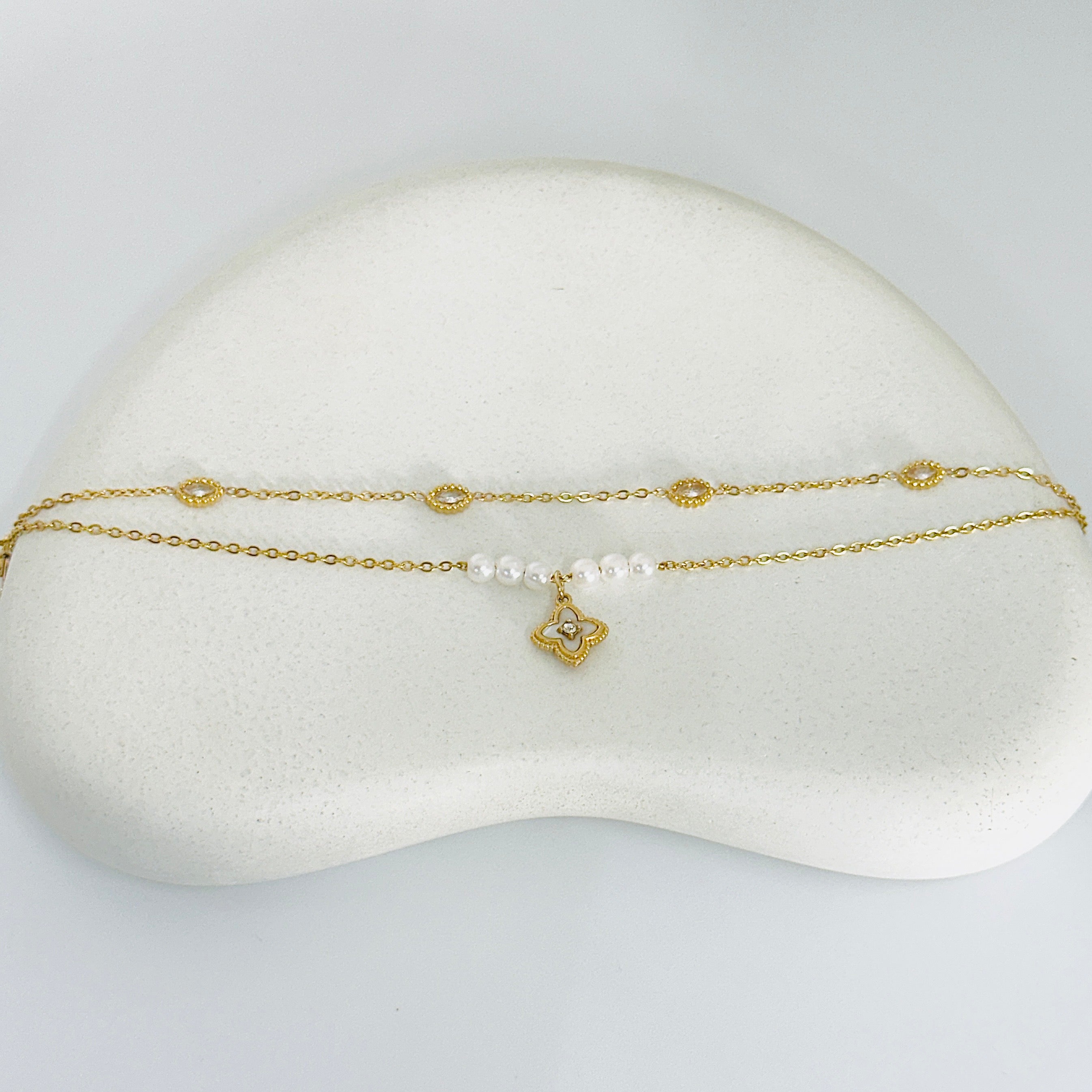 Reya Gold Layered Bracelet