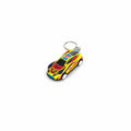 Yellow Racing Car Keychain