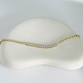 Lyric Stone Tennis Gold Bracelet
