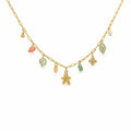 Autumn Charm Gold Necklace