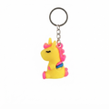 Yellow Unicorn Keychain
