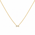 Tiny Bow Pendant Necklace