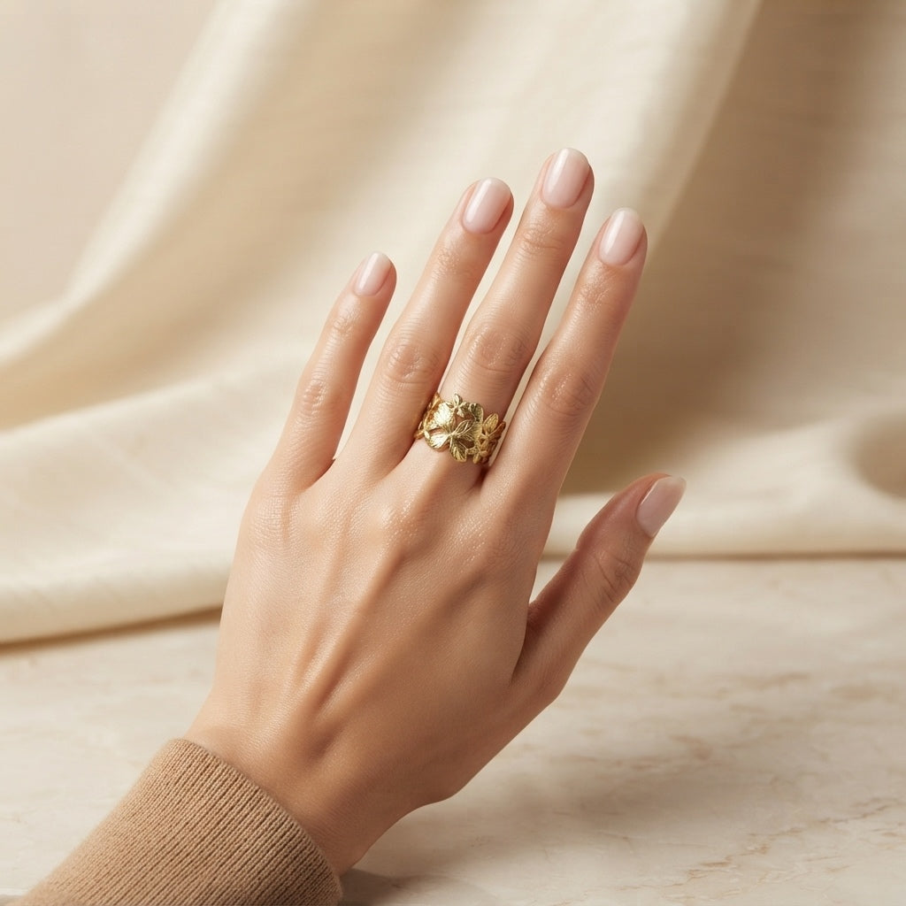 Flower Ring (Adjustable Size)