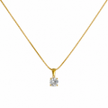 Big Stone Pendant Necklace