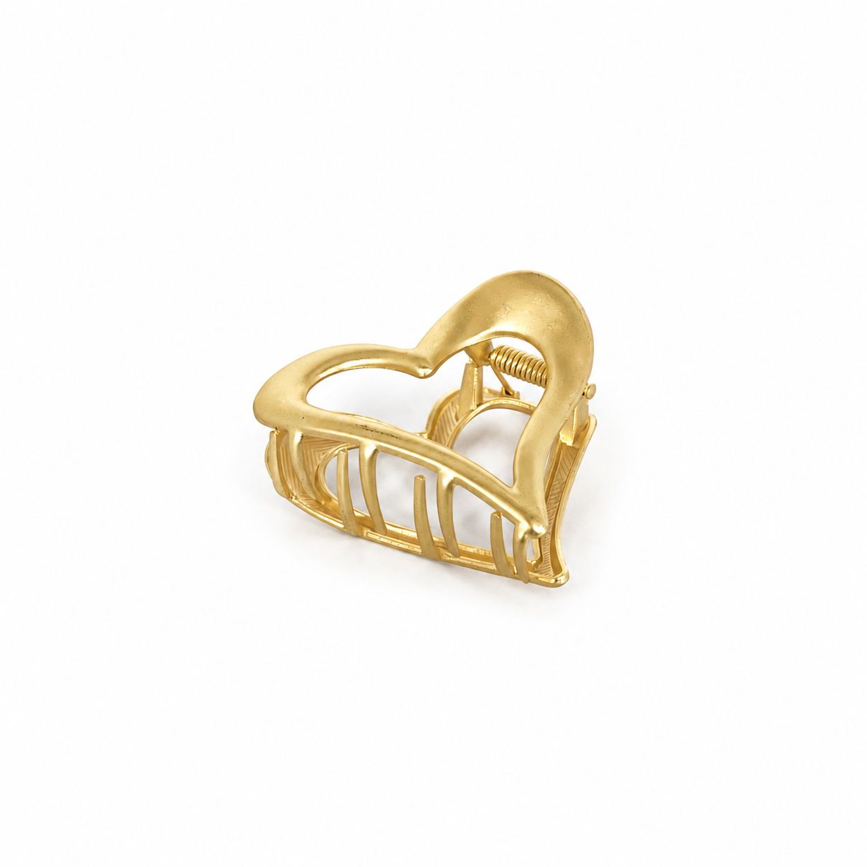 Heart Gold Hair Clip