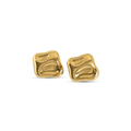 Ripple Gold Earrings