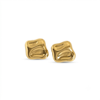 Ripple Gold Earrings