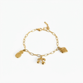 Cherry Charms Gold Bracelet