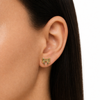 Bow Gold Earrings