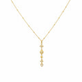 Butterfly Heart Gold Necklace