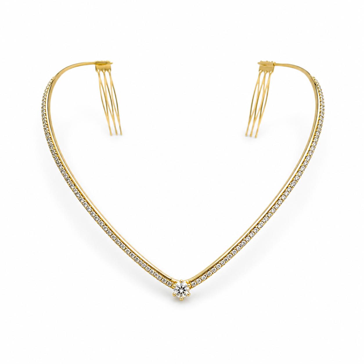 Minimal Stone Hair Accessory