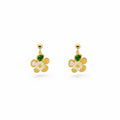 Flower Gold Earrings