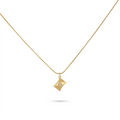 Starlight Pillow Gold Necklace